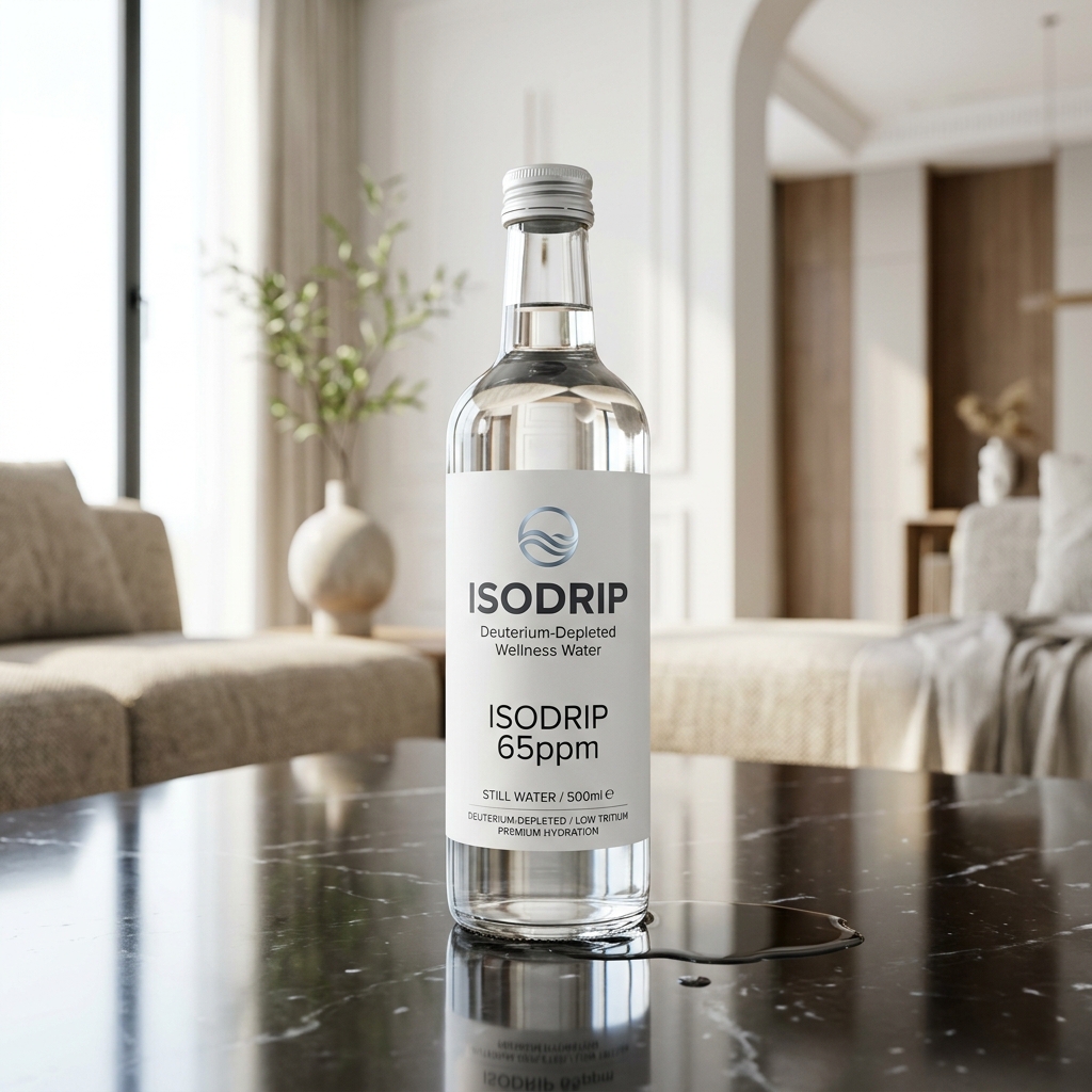 Isodrip and Deutra premium glass bottles manufactured by Neolight Waters